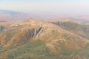 Aerial view of Mount Washington Auto Road