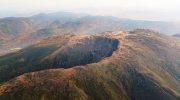 Aerial view Great Gulf Mount Washington