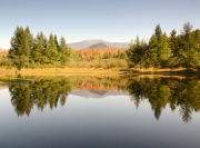 Lafayette over pond in Franconia