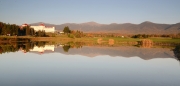 Reflection of Mount Washington Hotel