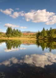 Lafayette over pond in Franconia