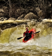 Lower Falls, white water kayak