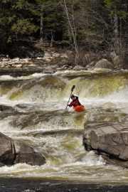 Lower Falls, white water kayak