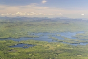 Aerial view of Squam Lake