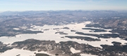 Winter aerial view of Squam