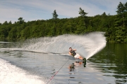 Waterskiing on Squam