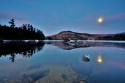 Moonset at Squaw Cove