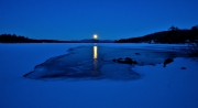 Full moon over Squam