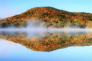 Early morning fog over Squaw Cove