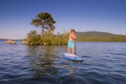 Paddle boarding at Yard Island