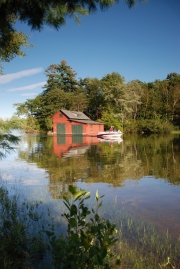 The channel leading into Big Squam Lake