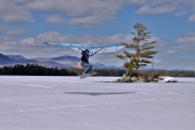 Kitewinging near Loon Island