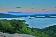 Full Moon over Squam (West Rattlesnake Mountain)