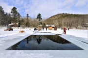 Ice harvesting at Rockwold Deephaven