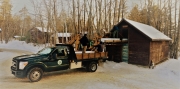 Filling the Ice Houses at Rockywold Deephaven Camps