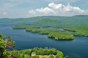 Eagle Cliff overlook of Five Finger Point