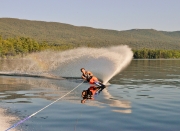 Waterskiing on Squam