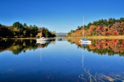 Fall foliage in Piper Cove