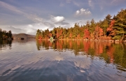 Southern end of Long Island at peak fall foliage