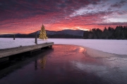 Christmas on a Squam dock