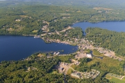 Aerial view of Meredith Bay