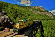 Conway Scenic Railroad in Crawford Notch