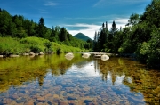 Nash Stream looking at North Percy Peak