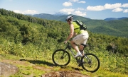 Bicycling on Bear Notch Road