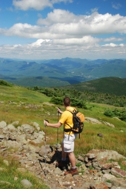 Mount Moosilauke hiker