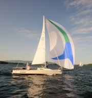 Sailboat races, Lake Winnipesaukee