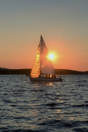 Sunset on Lake Winnipesaukee