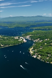 Paugus Bay, Weirs Channel and Lake Winnipesaukee