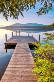 Squam Lake dock