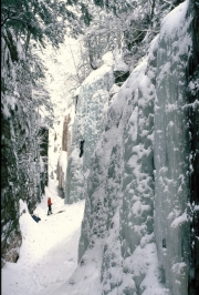 Ice Climbers in the Flume