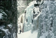 Ice Climbers in the Flume