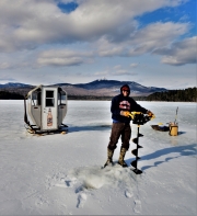 Ice Fishing on Chocorua Lake