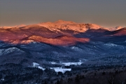 Alpenglow from Jackson, New Hampshire