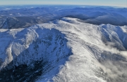 Aerial View of Mount Washington Summit