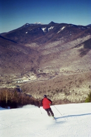 Skiing on Loon Mountain