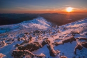 Sunset on Mount Washington