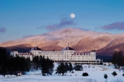 Moon over the Mount Washington Resort